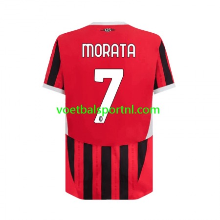 AC Milan Alvaro Morata 7 Thuis Shirt 2024-25